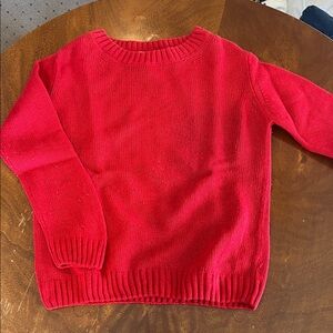Italian Made wool cashmere blend bus crew neck sweater size 4